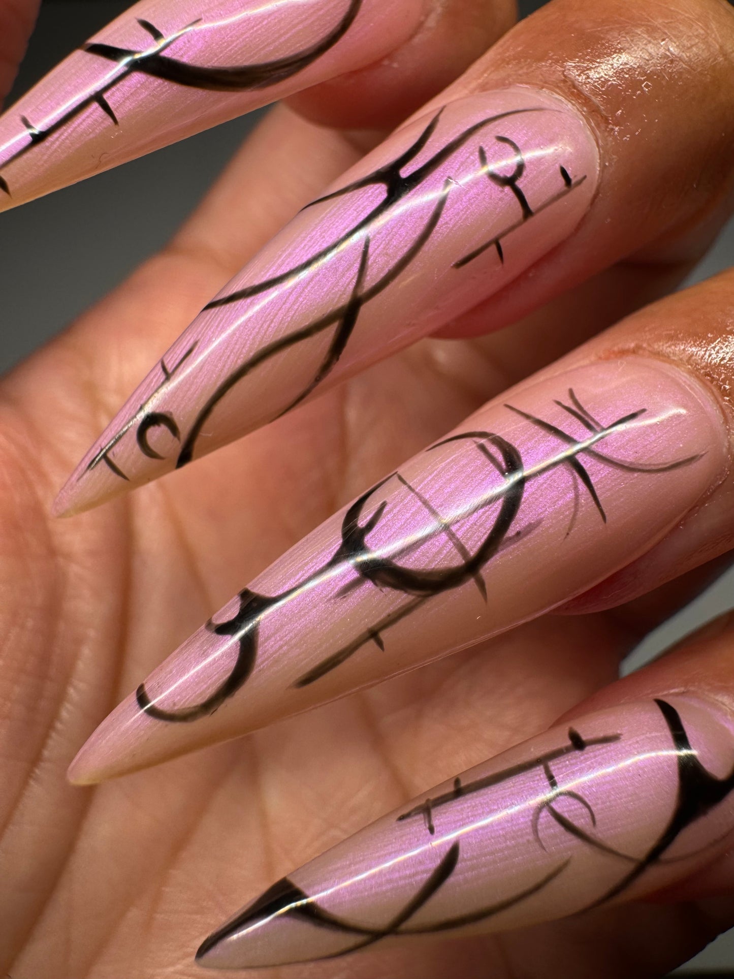 Cybersigilism Nails⛓️🖤🗡️
