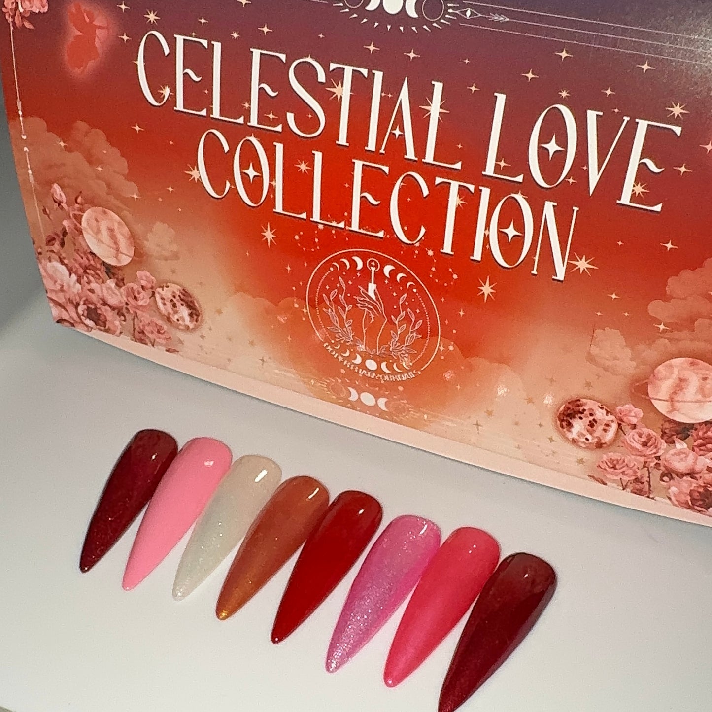 Celestial Love Art Gel Collection -  Includes Art Gel Brush