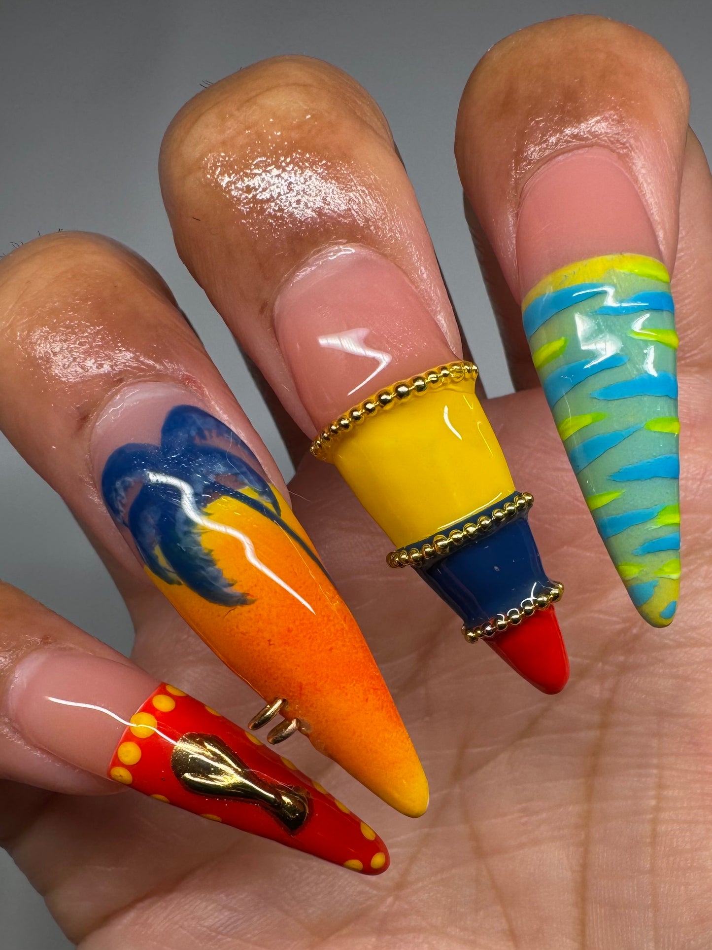 Colombia World Cup Nails⚽️🏆