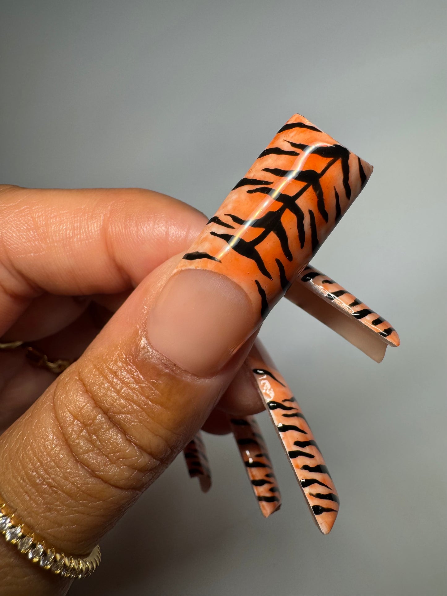 Tiger Print Melted into Amber Haze🐅🧡