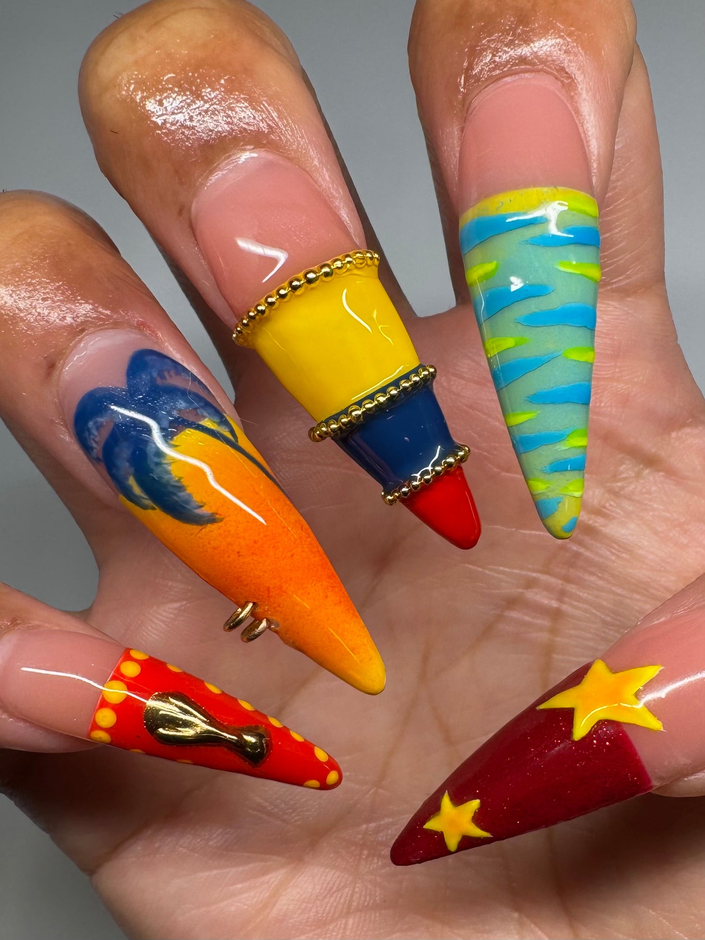 Colombia World Cup Nails⚽️🏆