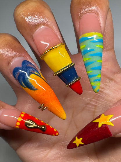 Colombia World Cup Nails⚽️🏆