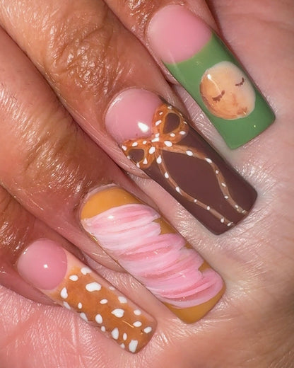 Fawn//Spring Lana Del Rey Nails🦌🌲🕯️