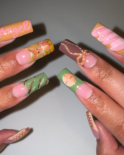 Fawn//Spring Lana Del Rey Nails🦌🌲🕯️