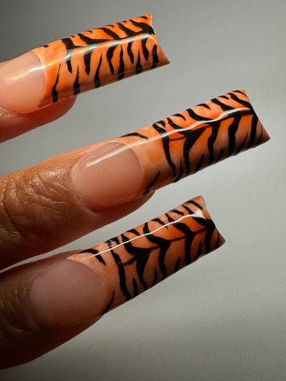 Tiger Print Melted into Amber Haze🐅🧡