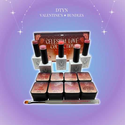 Valentine’s Nail Art Bundle (Celestial Love x Gel Polishes)