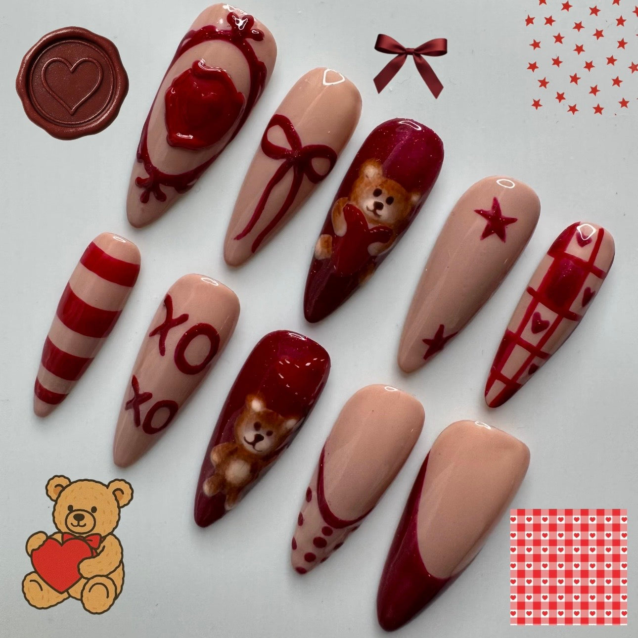 Teddy Bear Valentine’s🧸❣️🎈