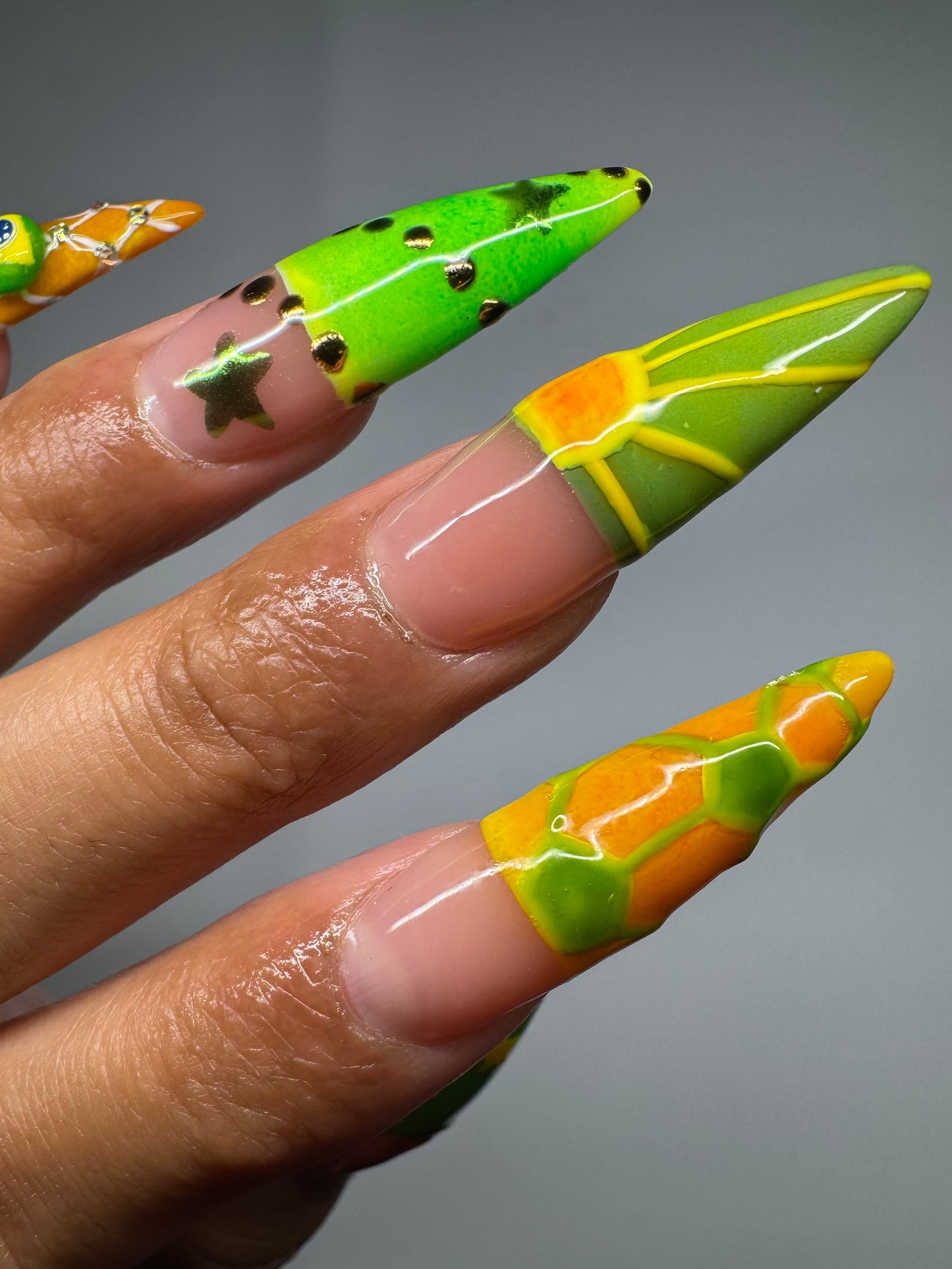Brazil World Cup Nails⚽️⭐️