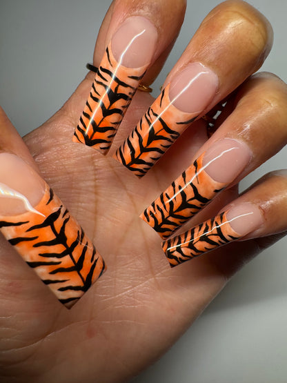 Tiger Print Melted into Amber Haze🐅🧡