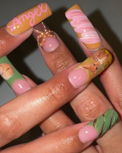 Fawn//Spring Lana Del Rey Nails🦌🌲🕯️