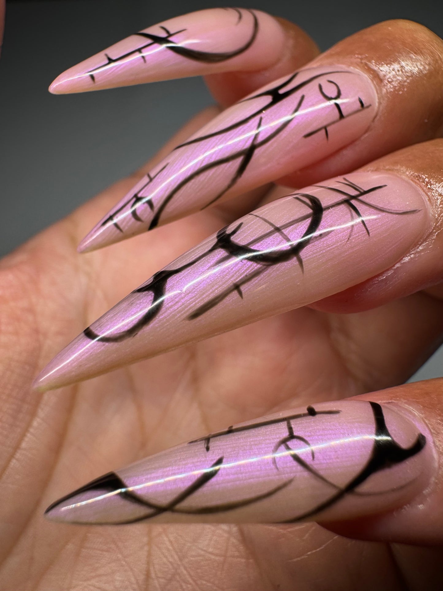 Cybersigilism Nails⛓️🖤🗡️