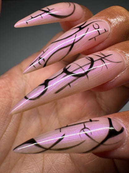 Cybersigilism Nails⛓️🖤🗡️