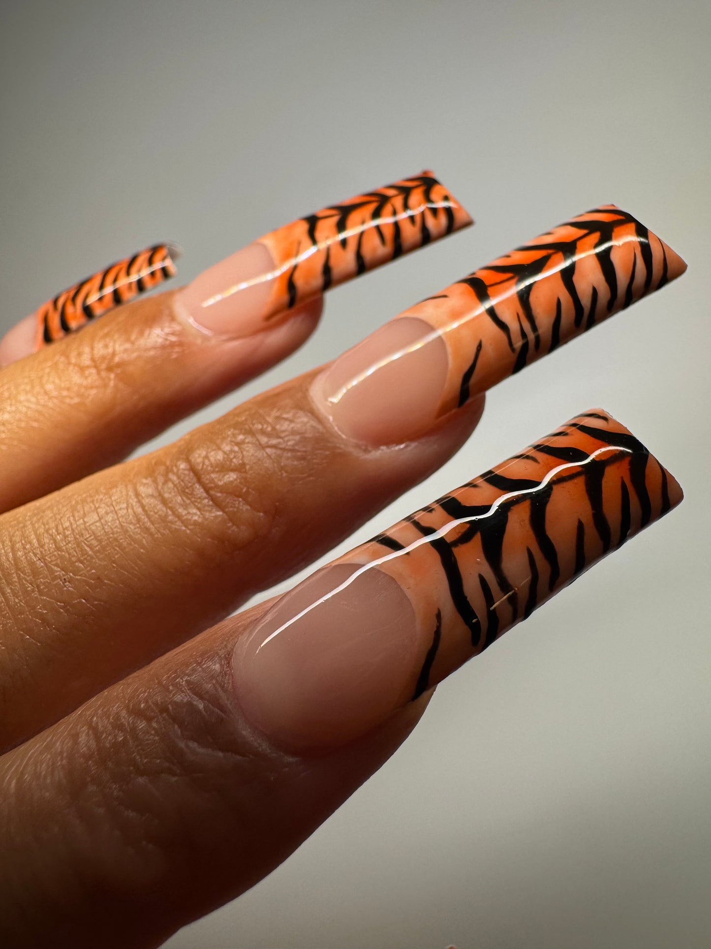 Tiger Print Melted into Amber Haze🐅🧡