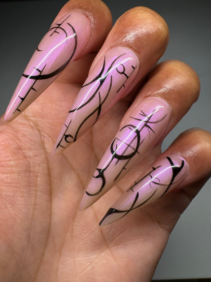 Cybersigilism Nails⛓️🖤🗡️