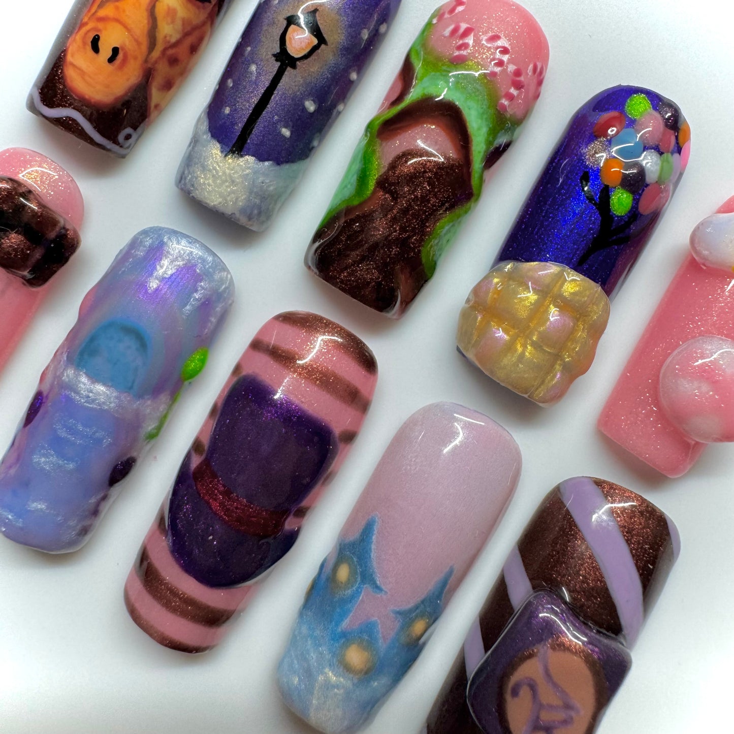 Whimsical Winter❄️ Wonka Nails🎩🍫