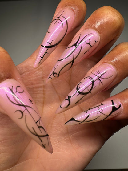 Cybersigilism Nails⛓️🖤🗡️