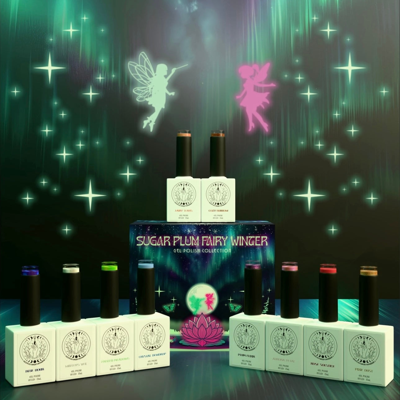 Expanded Sugarplum Fairy Gel Polish Collection - 2 Free Bonus Shades
