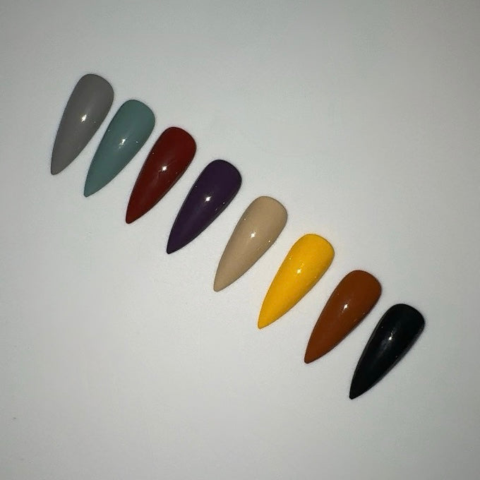 A Vintage Halloween - Gel Polish Collection + Top Coat + 12 mm Liner Brush